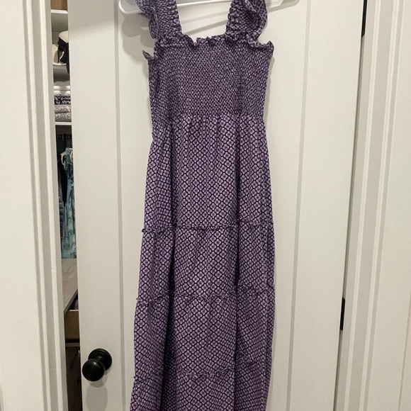 Hill House Plum Jacquard Ellie Nap Dress - Picture 3 of 4